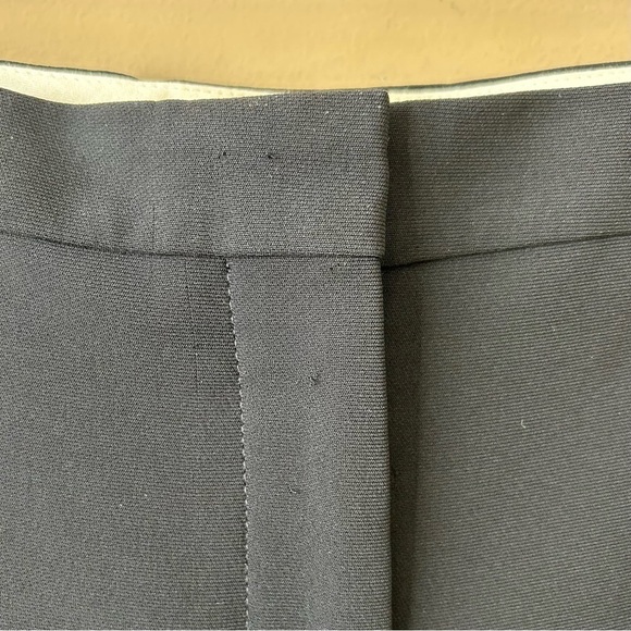 ALTUZARRA Nettle Black Crepe Cropped Trouser Pants Kick Flare Size 38 - Picture 13 of 13